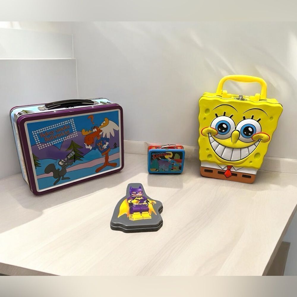 Vintage Tin Lunchboxes Bundle
